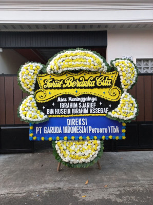 Papan Bunga Duka di Cirangkong