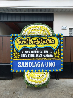 Papan Bunga Duka di Cirangkong